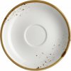 Mäser Podšálka na espresso Pintar White hnedé bodky 13 cm, S