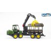 Bruder BRUDER 02133 traktor John Deere 1210E s ramenom a 4 kladami 02133
