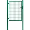 PILECKÝ Bránka jednokrídlová SOLID Zn + RAL 6005 - 1073 x 950 mm zámok
