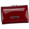 Gregorio PT-117 červená dámska kožená peňaženka 12,3 x 8,5 x 3,5 cm