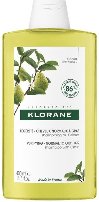 Klorane Cédrat šampón pre normálne vlasy 400 ml