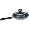 Top Alulit Indukčná titánová panvica ø 28 cm x 5 cm / 2,6 l s pokrievkou, strieborná