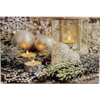 LED Obraz na plátne Vianočné zátišie, 60 x 40 cm od 9,99 € - Heureka.sk