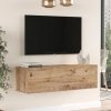 Závesný TV stolík Houseland Fullio borovica Atlantic