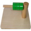 Montessori kruhy na vodorovnom kolíku