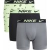 Pánske boxerky Nike, DRI-FIT ESSENTIAL MICRO BOXER BRIEF 3PK svetlo zelená,čierna,tmavo sivá S