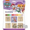 Jiri Models Razítka 5 1 s poduškou dřevěná 5x5cm s voskovkou Tlapková patrola Paw Patrol na kartě