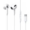 Baseus Encok C17 slúchadlá do uší USB-C, biele (NGCR010002)