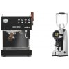Ascaso Steel DUO PID PLUS, Black&Wood + Eureka Helios 75, chrome
