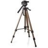 Nedis TPOD2300BZ - stativ | otáčení a náklon | max. 3,5 kg | 161 cm | černá / stříbrná (TPOD2300BZ)