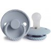 CUMLÍK FRIGG ROPE POWDER BLUE, 0-6M, SILIKÓN