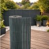 Umelá PVC trstinová rohož / sito BestBerg BBGD-153G / 1,5 × 3 m / sivá