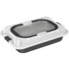 Plech na pečenie s vekom prenosný Antracit Collection
