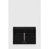 Tommy Hilfiger Kožené púzdro na doklady a mince Premium Leather Holder Čierne