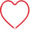 Forever RTV100214 HEART neónové LED svetlo červená 20x2x21 cm