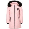 Dievčenský zimný kabát Lewro, ALVINA Ružová,Čierna, 164-170