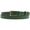 Špongr dámský úzký kožený opasek 2076 zelený