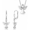 SOFIA strieborný set náušnice a prívesok AUSFSB1ZZ0P-ZY+AUALMA2ZZ0P-ZY-2
