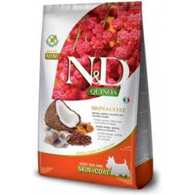 N&D Quinoa DOG Skin&Coat Herring Adult Mini 2,5 kg