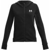 Detská športová mikina cez hlavu Under Armour RIVAL FLEECE LU FZ HOODIE K čierna 1373130-001 - YXS