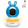 EVOLVEO Baby Monitor LUX- Inteligentný 360° video monitor s nočným videním, detekciou plaču a pohybu, modrý
