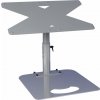 Zomo P-800/2 Pro Stand 2x Pioneer CDJ-800 Silver
