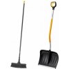 Fiskars Set Hrablo Fiskars 1057186 + Metla Fiskars 1025921