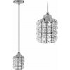 Toolight - Krištáľová závesná lampa 1xE27 APP727-1CP, chrómová, OSW-06875