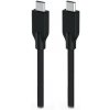 Genius ACC-C2CC-3A, Kábel, USB-C na USB-C, USB 3.0, 3A, PD 60W, opletený, 1,5m, čierny