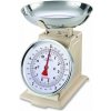 Kuchynská váha mechanická oceľová s misou TERRAILLON TRADITION CLASSIC KRÉMOVÁ