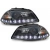 KITT Lightning DAYLINE Headlights suitable for Seat Ibiza 6L (04.2002-2008) DRL Black