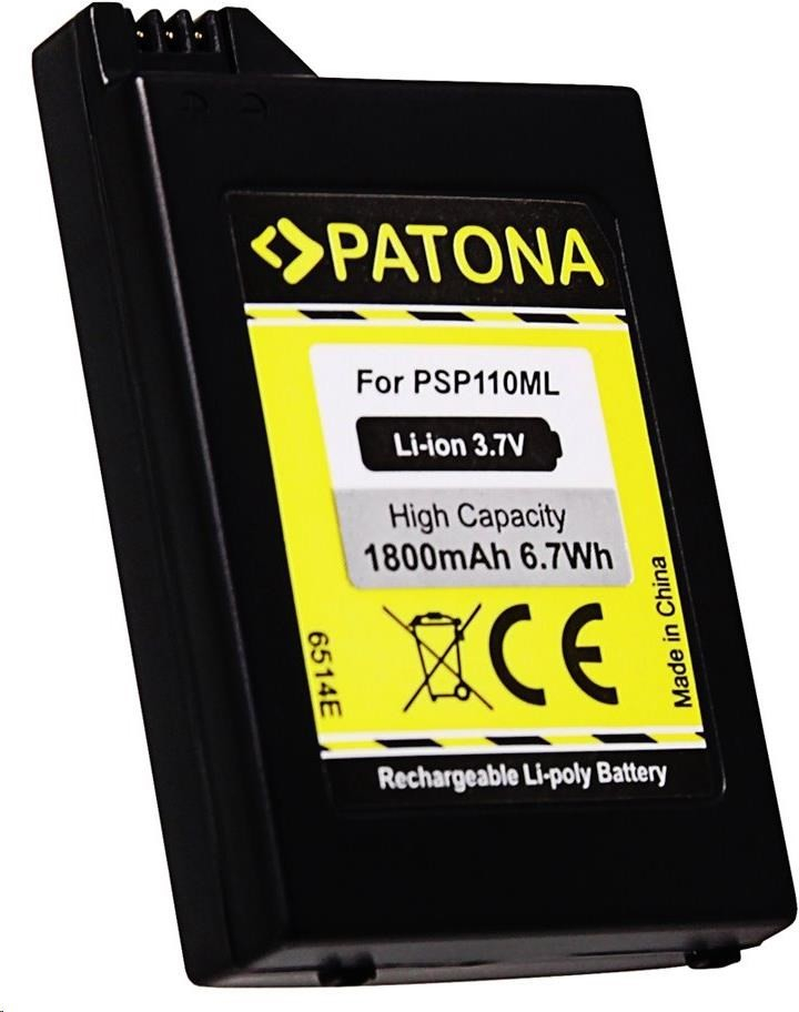 Patona baterie pro herní konzoli Sony PSP-1000 Portable 1800mAh Li-lon 3,7V