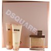 Dsquared2 Wood Woman EDT 100 ml + telové mlieko 100 ml + sprchový gél 100 ml darčeková sada