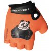 Polednik Detské cyklistické rukavice Poledník Baby New SF orange / panda Velikost: 4