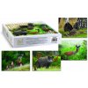 TETRAO Poľovnícka sada puzzle - lesní obyvatelia, 4x54 dielikov