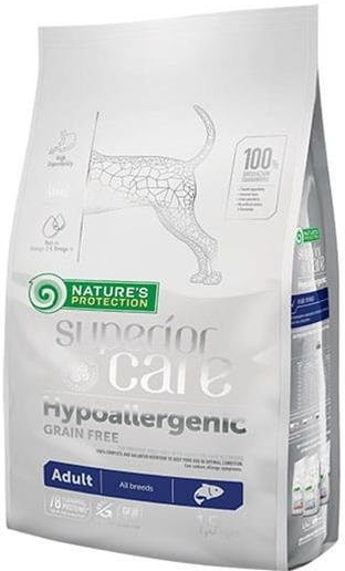 Natures Protection Superior Care dog GF Adult Hypoallergenic salmon 1,5 kg