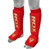 Chrániče predkolenia RDX MMA SHIN SIR - červené Veľkosť: L