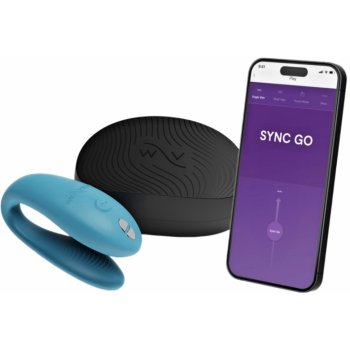 We-Vibe Sync Go inteligentný dobíjací tyrkysový