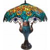 Stolná vitrážová lampa PÁV Ø56*68