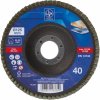 LUX-TOOLS Lamelový brúsny kotúč Multi, zrnitosť K40, pr. 125 mm