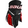 Hokejové rukavice Bauer Supreme M3 Black/Red Intermediate 12 palcov