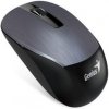 GENIUS NX-7015/Kancelářská/Optická/1 600 DPI/Bezdrátová USB/Šedá 31030019400