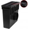 Bielbet A15 A55130X2801 zberná plastová vpust s plastovou mrežou 333 x 130 x 300 mm 55 mm | cena za kus