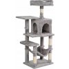 Aga Škrabadlo pre mačky 36x46x110 cm Sivé