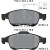 Sada brzdových platničiek kotúčovej brzdy TEXTAR 2518001
