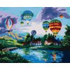 ZUTY Maľovanie podľa čísel OHNIVÝ BALÓN Rámovanie bez rámu a bez vypnutia plátna Rozmer 80 x 100 cm