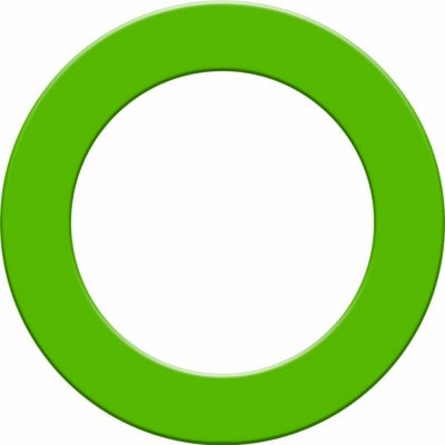 Designa Surround - kruh kolem terče - Green
