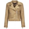 Only ONLSCOOTIE Faux suede biker jacket OTW Béžová
