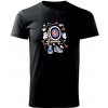 Lukostreľba komiks - Tričko extra veľké (5-8XL) - 5XL ( Čierna )