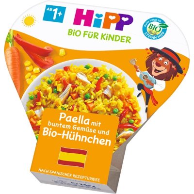 Hipp BIO Paella so zeleninou a kuracím mäsom detský príkrm 250 g